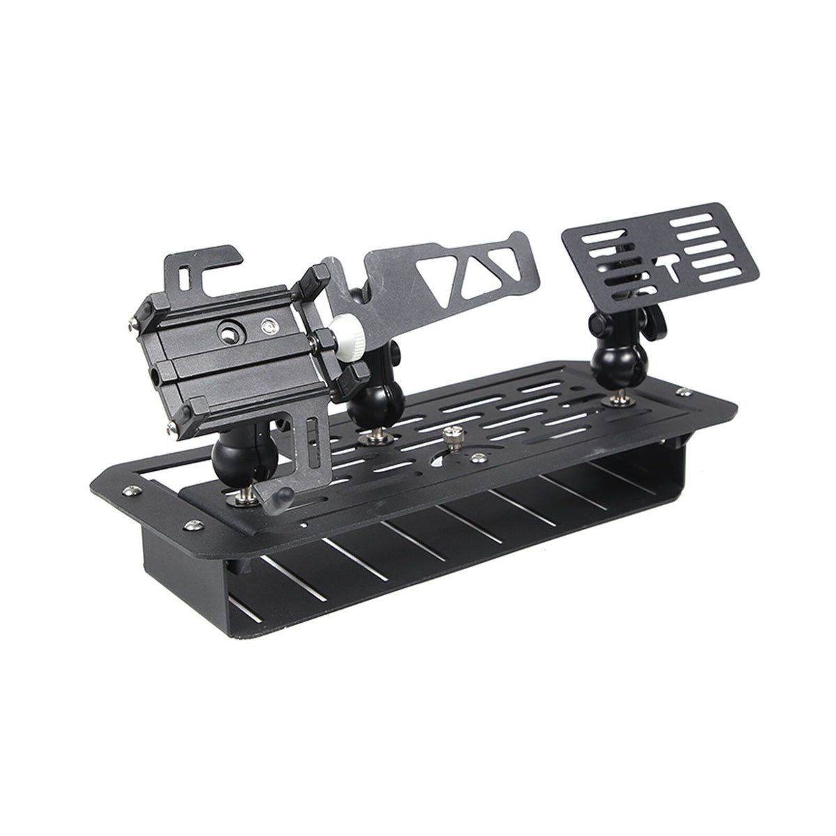 Dashboard mobile phone bracket Holder storage box Tray For Toyota Tundra 2022-26 8