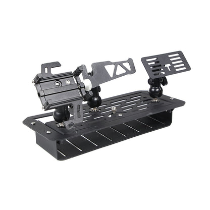 Dashboard mobile phone bracket Holder storage box Tray For Toyota Tundra 2022-26 8
