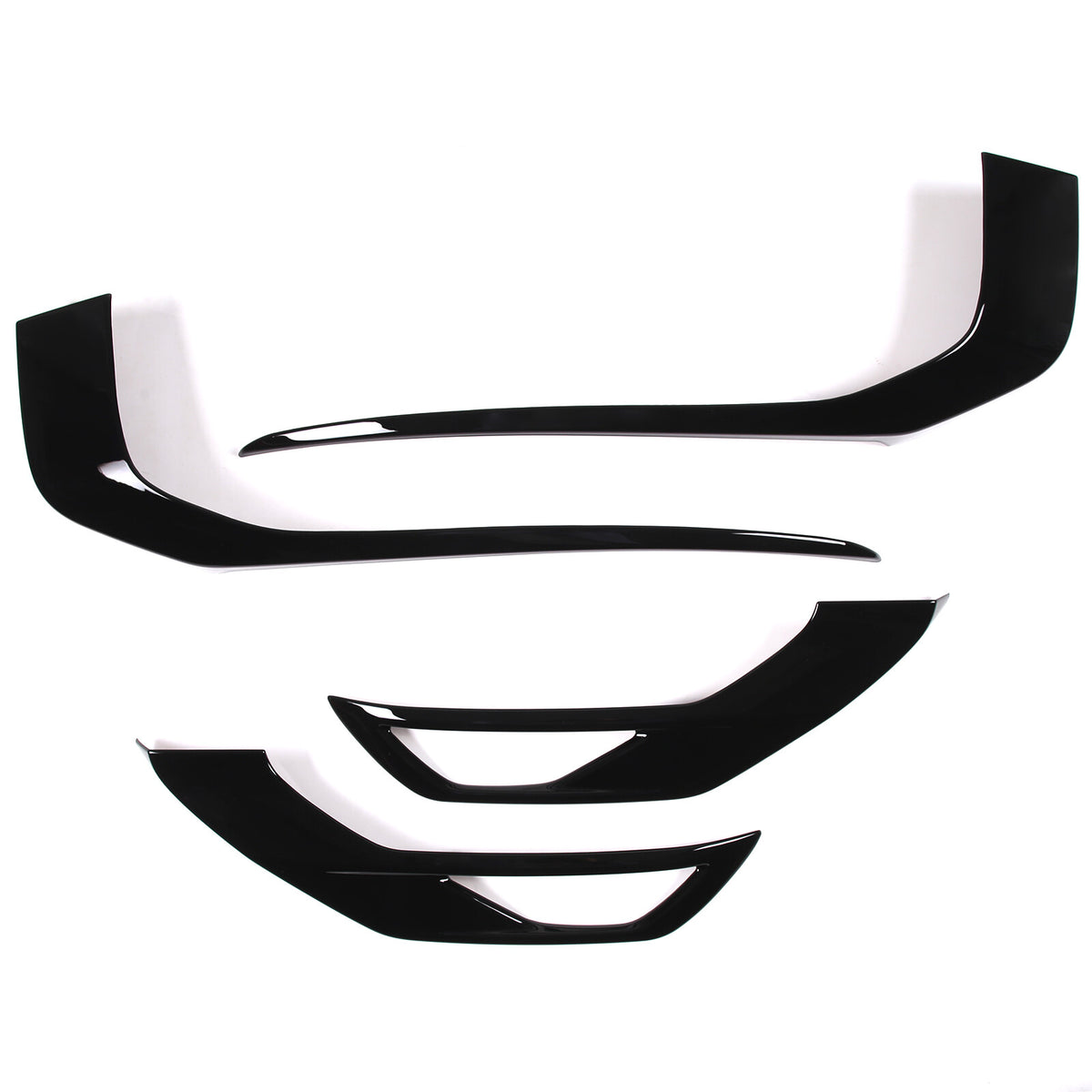 For Mitsubishi Outlander 2022 2023 Black Front Side Grille Molding Cover Trim 11