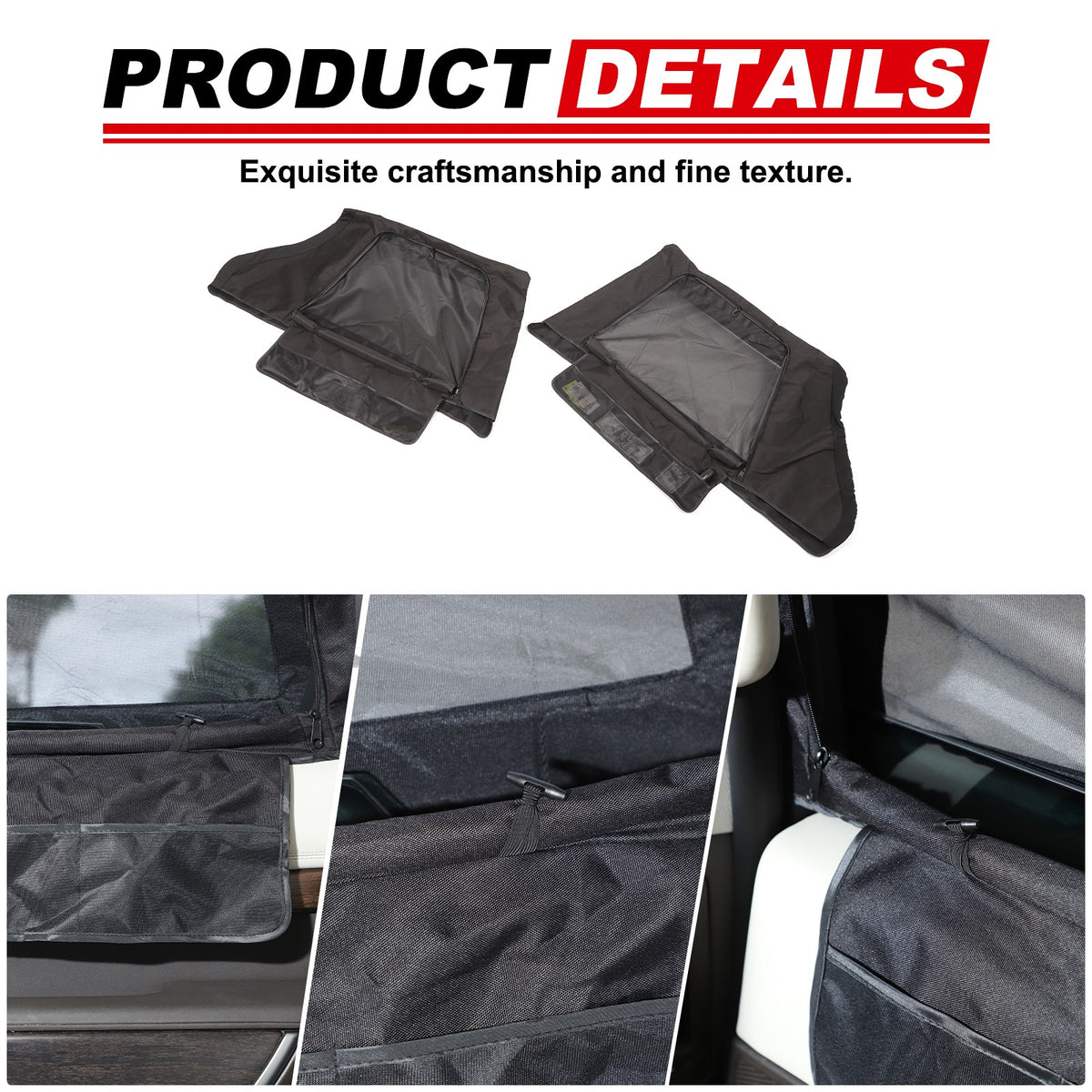 Rear Door Window Sun Shade For Land Rover Discovery 5 L462 2017+ 19