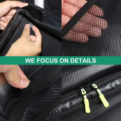 Carbon Fiber Pattern Trunk Side Window Bag For LR Defender 110 L663 2020+ 10