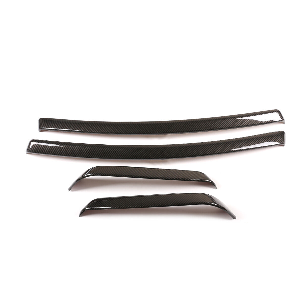 9pcs ABS Carbon Interior Dashboard Panel trim For BMW 3 Series E90 05-12 7