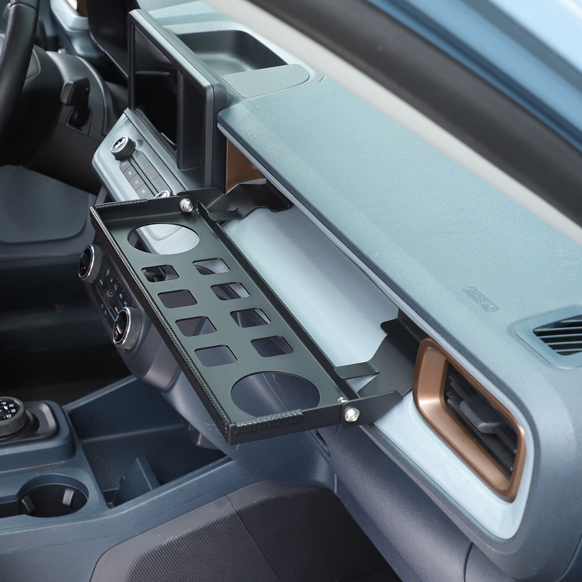 Aluminum Multi-functional Passenger Side Storage Rack For Ford Maverick 2022+ 1