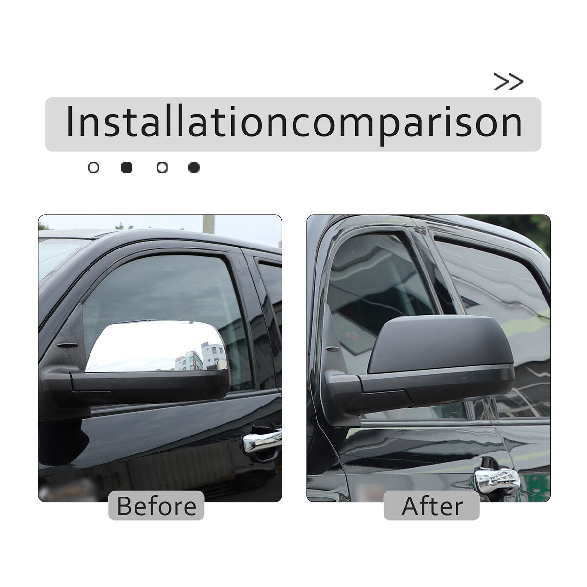Matte Black Mirror Covers +Door Handle +Tailgate Cover For Toyota Tundra 2007-21 9