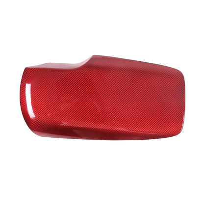 Red Real Carbon Fiber Center Console Armrest Box Cover For Corvette C6 2005-13 18
