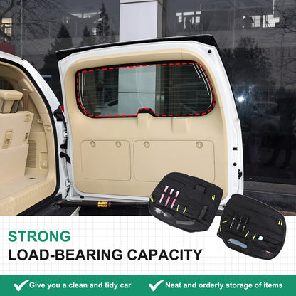 Tailgate Rear Door Cargo Trunk Storage Bag Organizer For Toyota Prado FJ150 2010 18