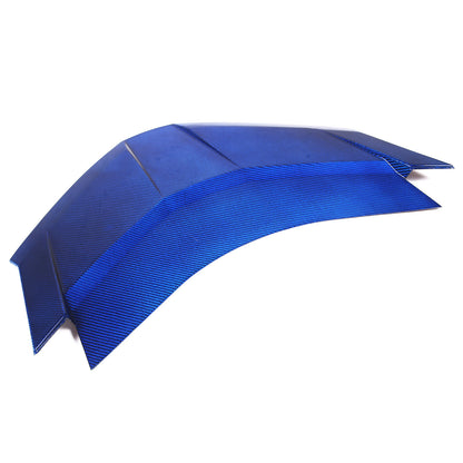 Blue Real Carbon Fiber Rear Window Lower Trim Cover For Corvette C8 Coupe 20-26 17