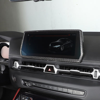 Real Carbon Fiber Full Interior Set Decor Trim Kit For Toyota Supra A90 MK5 19+ 158