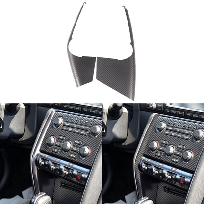 Matte Real Carbon Fiber Mode Button Side Trim For Nissan GTR R35 2008-2016 14