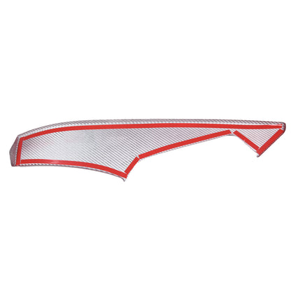 Red Carbon Fiber Interior Cab Door Panel Decoration Cover For C7 Corvette 14-19 9