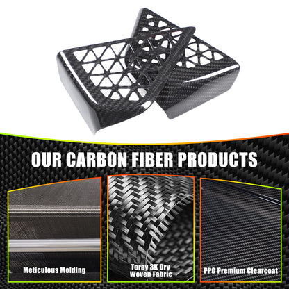 Real Carbon Fiber Dashboard Vent Trim Frame For BMW X5 G05 X6 G06 X7 G07 2023+ 5