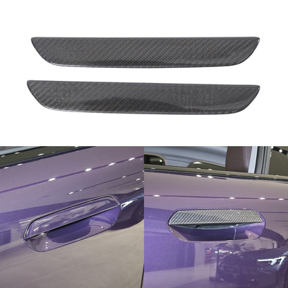 Real Carbon Fiber Exterior Door Handle Trim For BMW 2 Series Coupe G42 2022+ 7