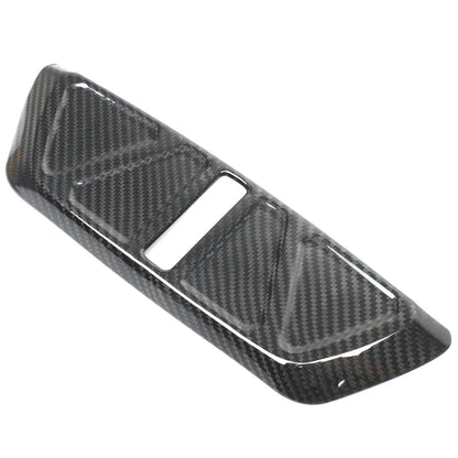 Real Carbon Fiber Trunk Lock Base Cover Trim For Corvette C8 Coupe 2020+ 8