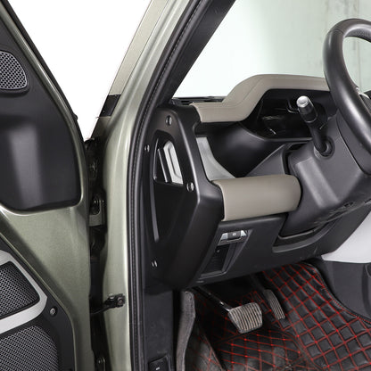 Matte Black Dashboard Side Panel Trim Cover For Land Rover Defender 2020-23 US 3