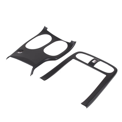 Carbon Fiber ABS Central AC Switch Gear Shift Panel Cover For Corvette C6 05-13 17