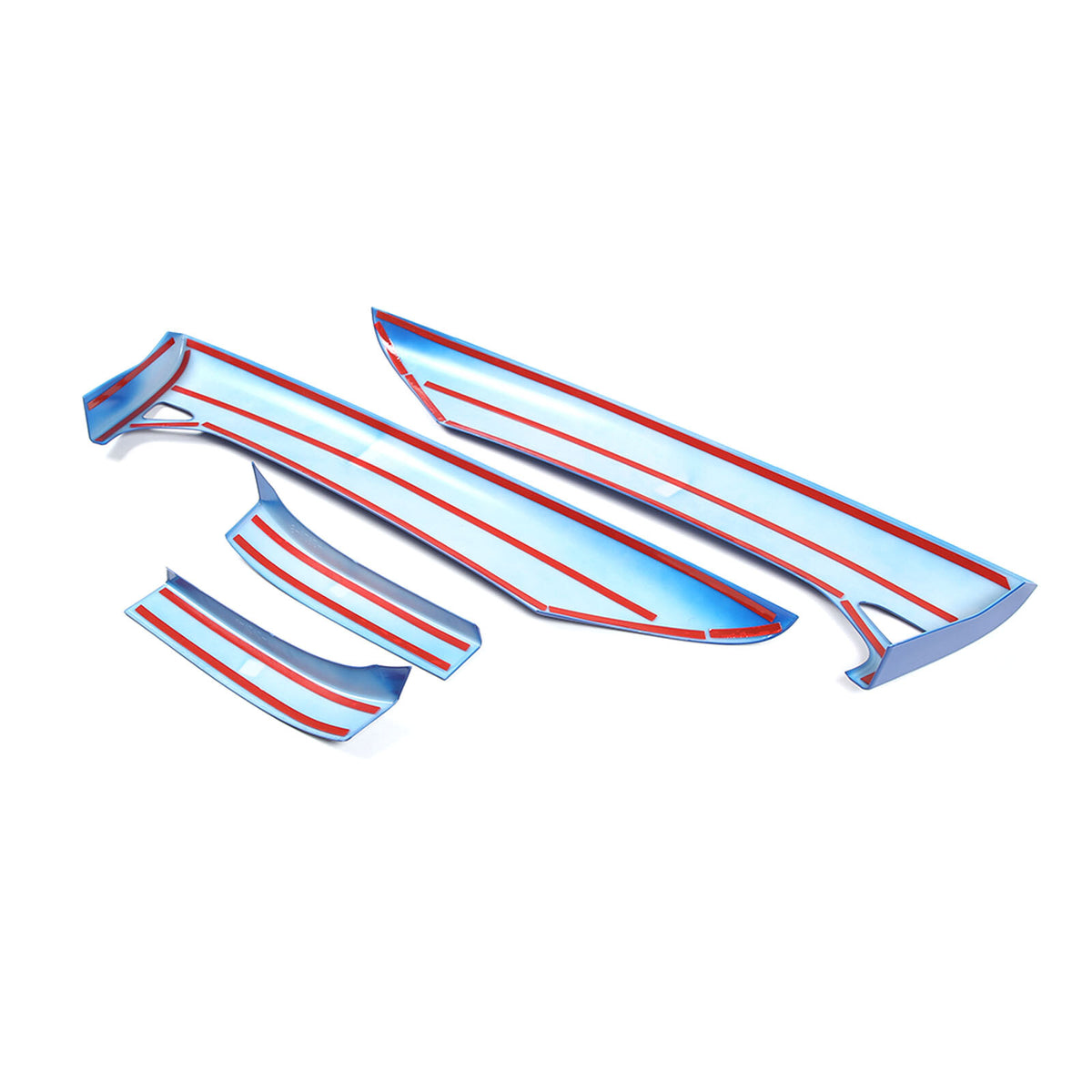 Blue ABS Inner Interior Door Panel Cover Trim For Corvette C8 Z51 Z06 2020-26 US 7
