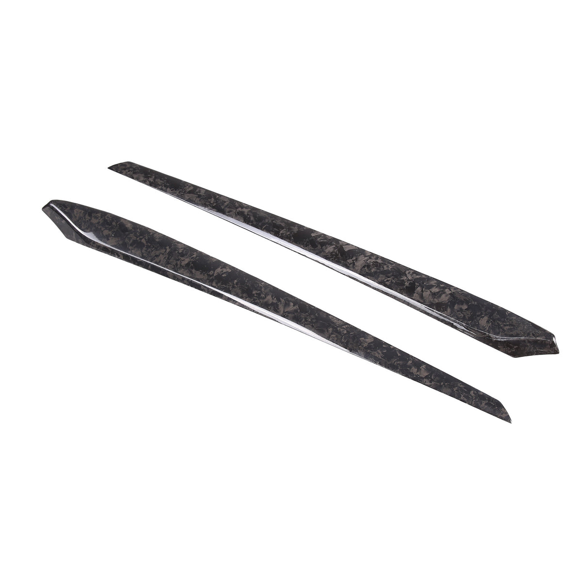 Forged Real Carbon Fiber Inner Door Panel Strip Trim For Tesla Model 3 Y 2021-22 11