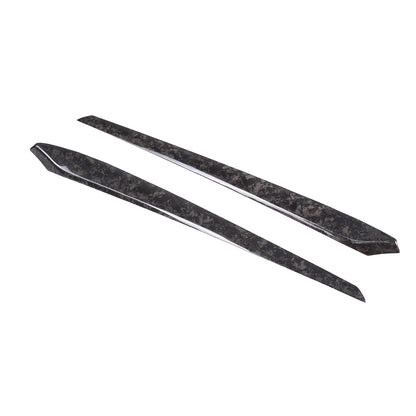 Forged Real Carbon Fiber Inner Door Panel Strip Trim For Tesla Model 3 Y 2021-22 11
