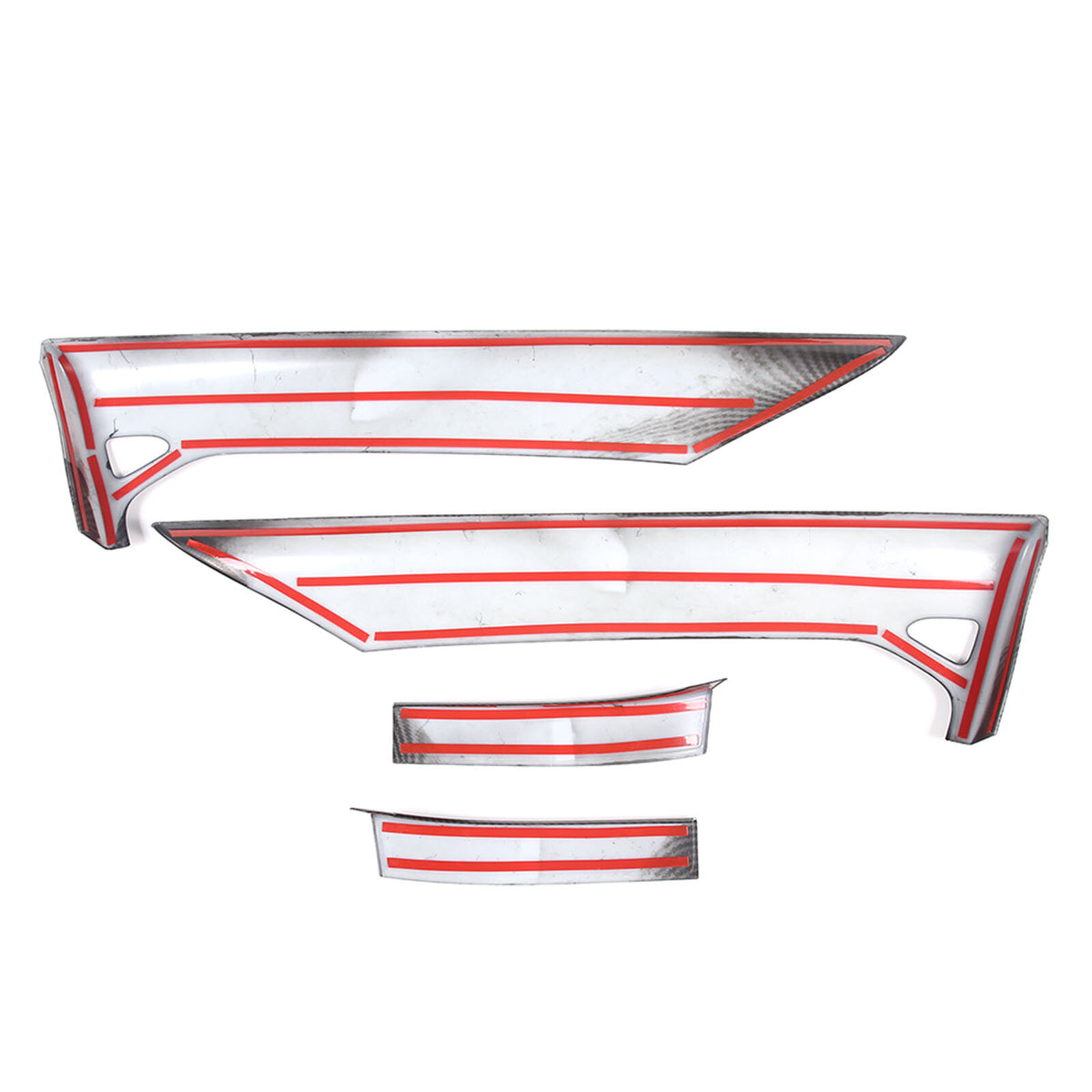 Carbon Fiber Style Inner Interior Door Panel Cover Trim For Corvette C8 20-26 15