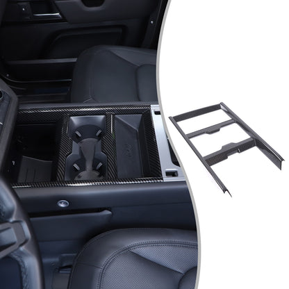 ABS Carbon Fiber Center Console Gear Frame Trim For LR Defender L663 2025+ US 11