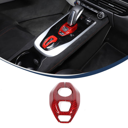 Red Real Carbon Fiber Interior Exterior Conosle Trim Cover For Lotus EMIRA 21-25 52