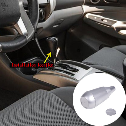 Silver Alloy Auto Car Manual Gear Lever Shift Knob Head For Toyota Tacoma 11-15 3