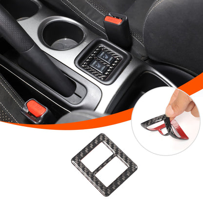 Soft Carbon Fiber Interior Center Console trim Sticker For Nissan Juke 2011-2019 145