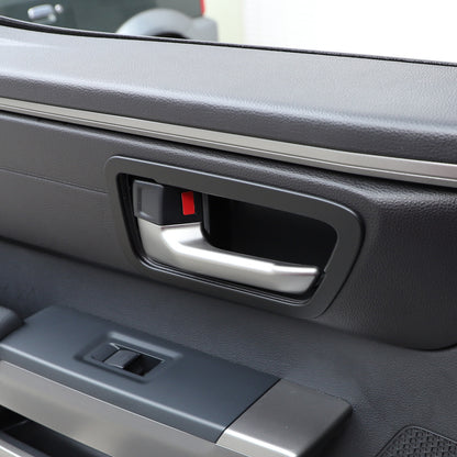 Matte Black ABS Interior Decoration Cover Trim Kit For Toyota Tundra 2022-26 US - Variants 21-25 21