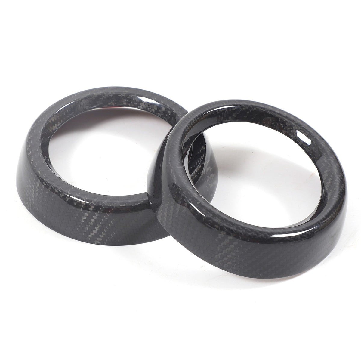 Real Carbon Fiber Center Side Air Vent Outlet Ring Trim For Alfa Romeo Tonale 4