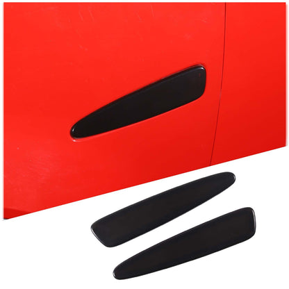 13pcs Full Smoked Black Front Headlight & Rear Tail Light Trim For Corvette C6 6