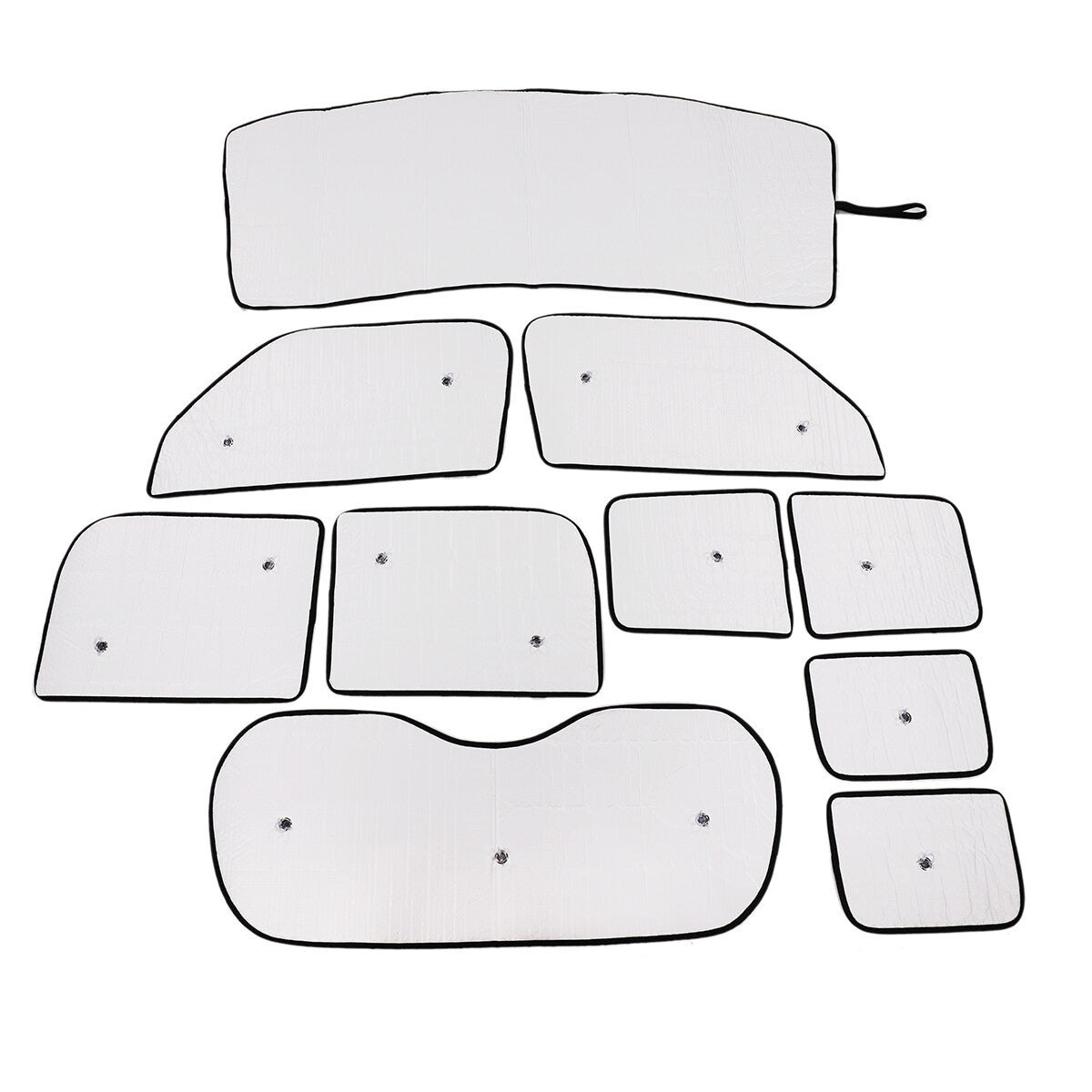 Car Full Sun Shade Rear Front Window Shade Blocks For LR Defender 90 110 2020-22 7