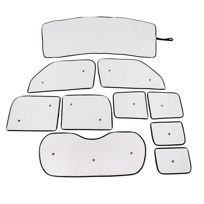 Car Full Sun Shade Rear Front Window Shade Blocks For LR Defender 90 110 2020-22 7