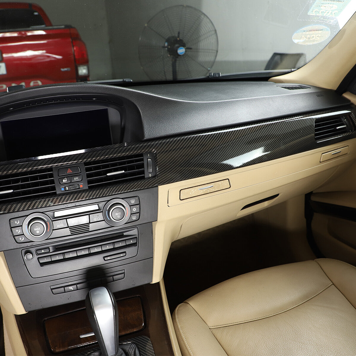 Carbon Fiber ABS Interior Decoration Cover Trim Kit For BMW 3 Series E90 2005-12 - Variants 11-15 15