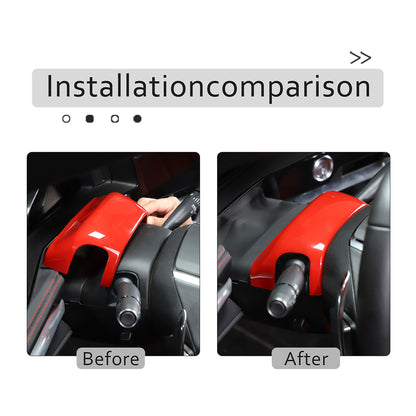 Red Full Interior Set Dash Panel Decor Cover Trim Kit For Corvette C8 2020-25 - Variants 6-10 40