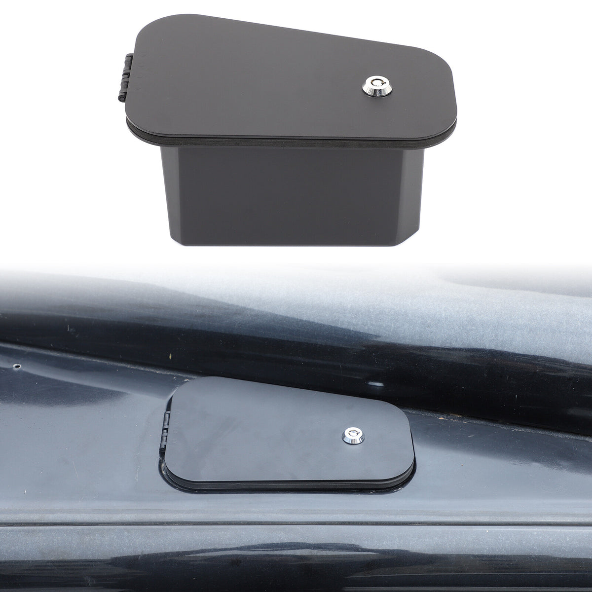 Steel Alloy Hood Air Vent Outlet Storage Box Tray For LR Defender L316 2004-2018 16