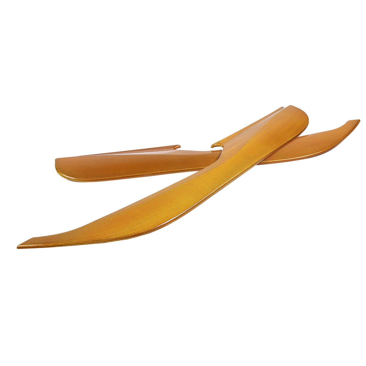 Yellow Carbon Fiber Interior Door Anti-kick Panel Cover Trim For Corvette C8 20+ 13