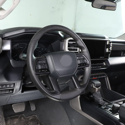 Matte Black ABS Interior Decoration Cover Trim Kit For Toyota Tundra 2022-26 US - Variants 21-25 51