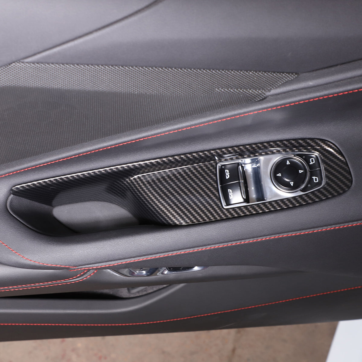 Carbon Fiber ABS Interior Full Decor Cover Trim Kit For Corvette C8 2020-2025 - Styles 1-5 13