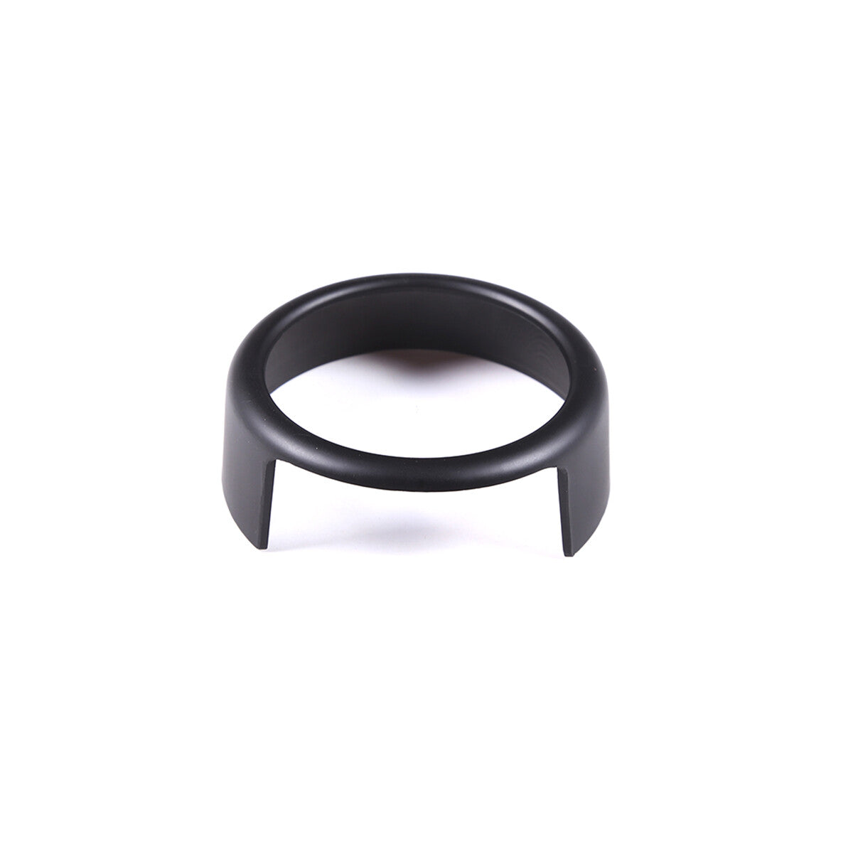 Matte Black Front Grille V Shape Cover+Logo Ring Trim for Alfa Romeo Giulia 17+ 11