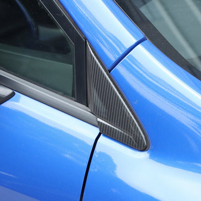 Real Carbon Fiber A Pillar Corner Triangle Trim For Subaru WRX STI VB 2022+ 22
