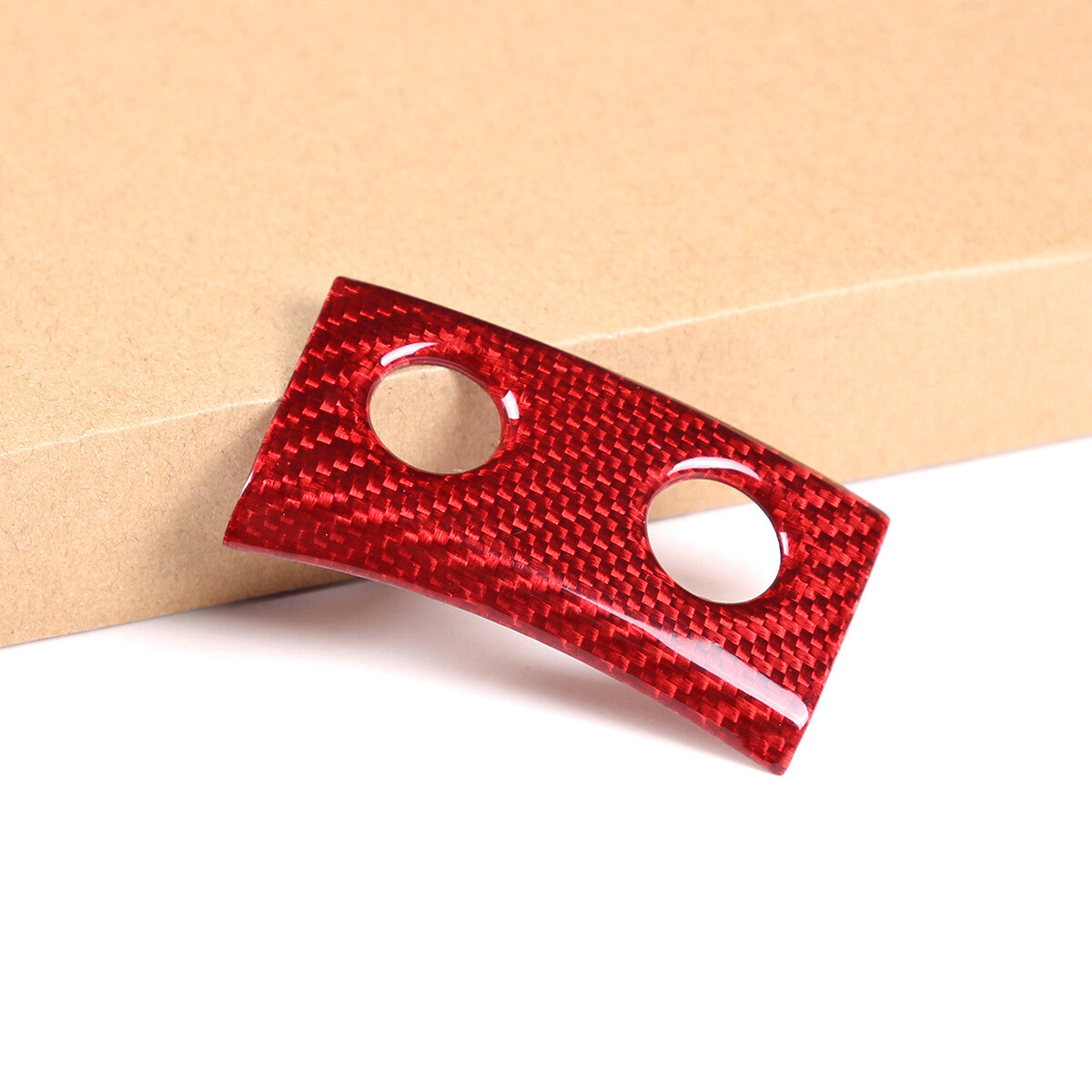 Red Real Carbon Fiber Center Interior Set Cover Trim Kit For Ferrari 458 2011-16 51