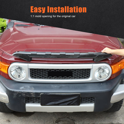 Front Grille Headlight Upper Molding Trim For Toyota FJ Cruiser 2007-2021 21