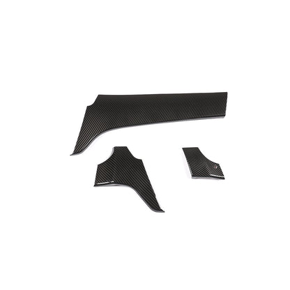 Carbon Fiber ABS Dashboard Door Panel Trim Strip for Benz GLE GLS 2016-19 17