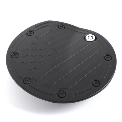 US Flag Alloy Fuel Tank Anti-Theft Lock Cover Gas Cap For Toyota Tundra 22+ US 5