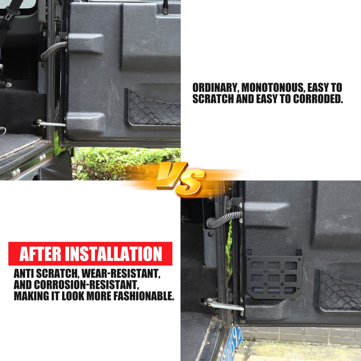 Tailgate Molle Panel Storage Basket For Land Rover Defender L316 2004-2018 11