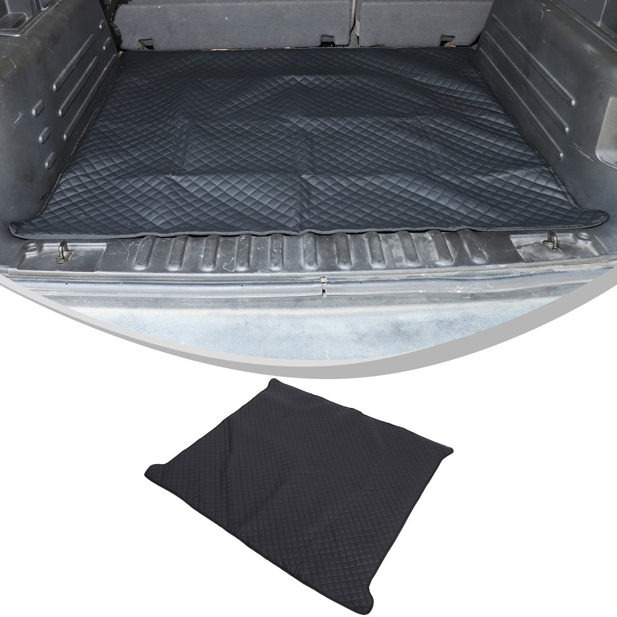 Cargo Trunk Tray Cargo Liner Rear Trunk Floor Mat For Hummer H2 2003-2009 US 2