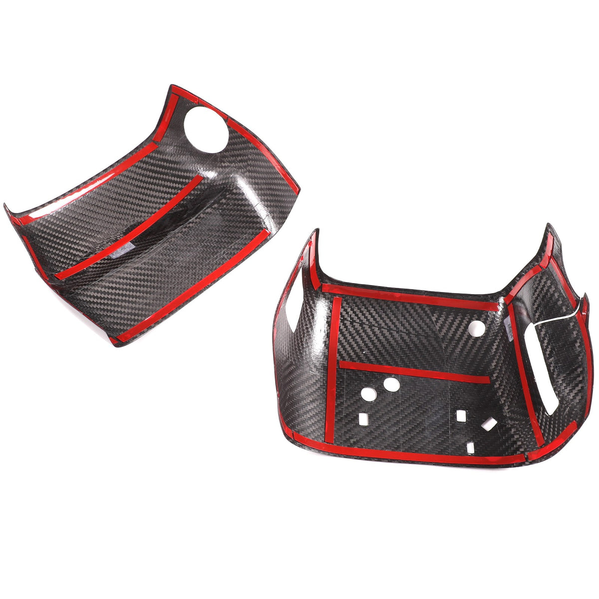 Real Dry Carbon Fiber Full Interior Set Decor Trim Kit for Corvette C6 2005-13 - Styles 21-25 55