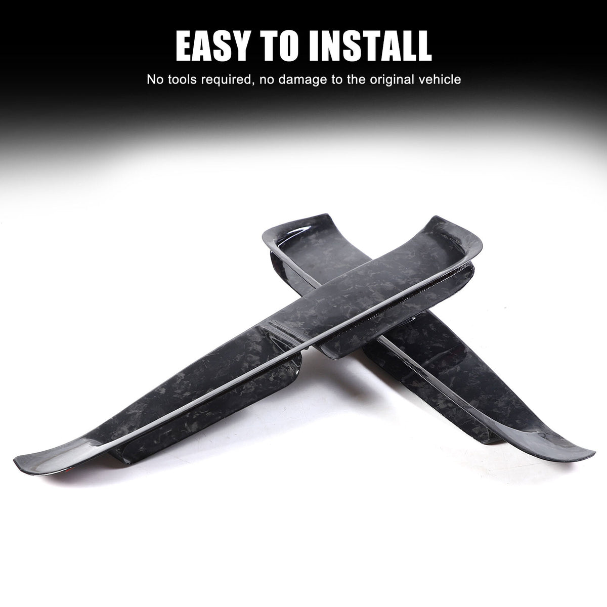 Forged Carbon Fiber Rear Side Fender Air Outlet Trim For Porsche Panamera 17-23 4