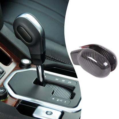 Real Carbon Fiber Gear Shift Knob Trim Cover For LR Discovery 3 4 L319 2004-2012 2