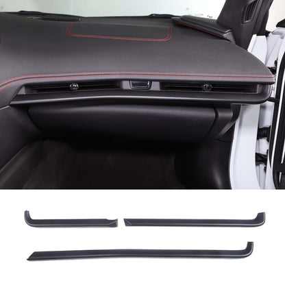 Matte Black ABS Full Interior Set Cover Trim Kit For Corvette C8 2020-25 - Styles 1-5 1